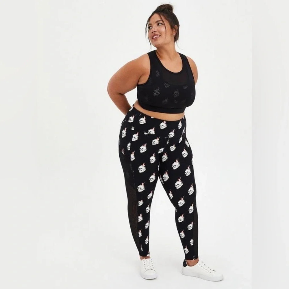 Torrid Performance Core Mesh Side Inset Active Le… - image 8